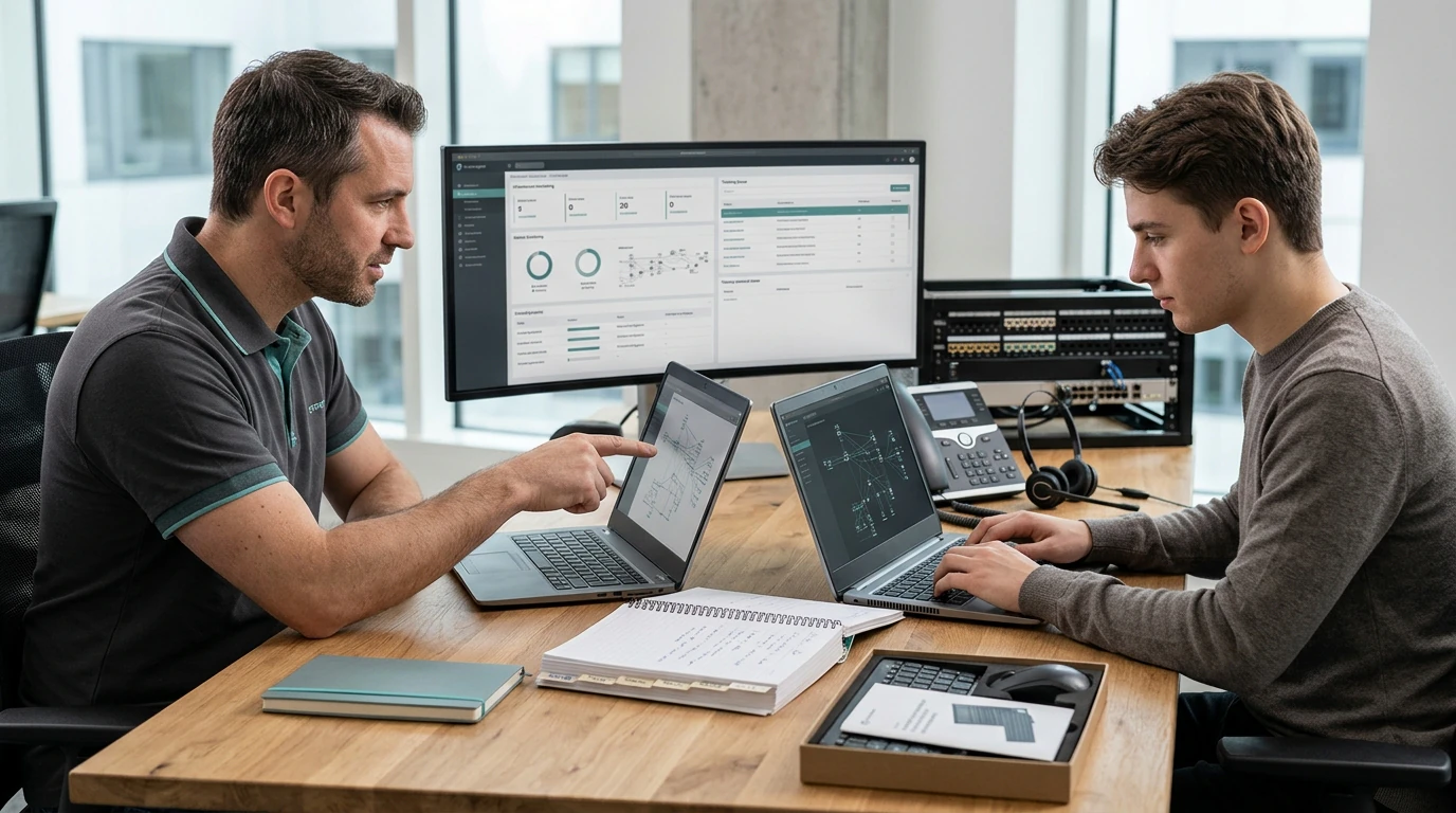 Managed IT specialists delivering Co Managed It with secure devices, systems, and support workflows