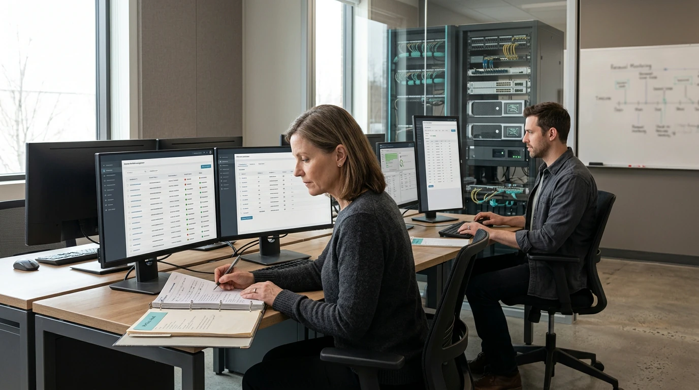 Hosting specialists managing Domain Management across servers, delivery infrastructure, and operational controls