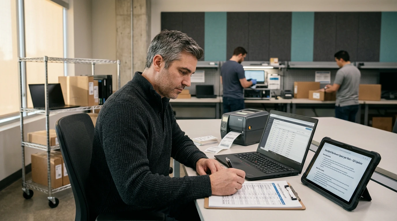 Managed IT specialists delivering It Procurement with secure devices, systems, and support workflows