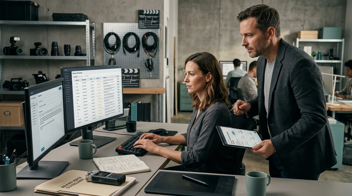 Growth specialists planning Reputation Management with campaign, audience, content, and performance data