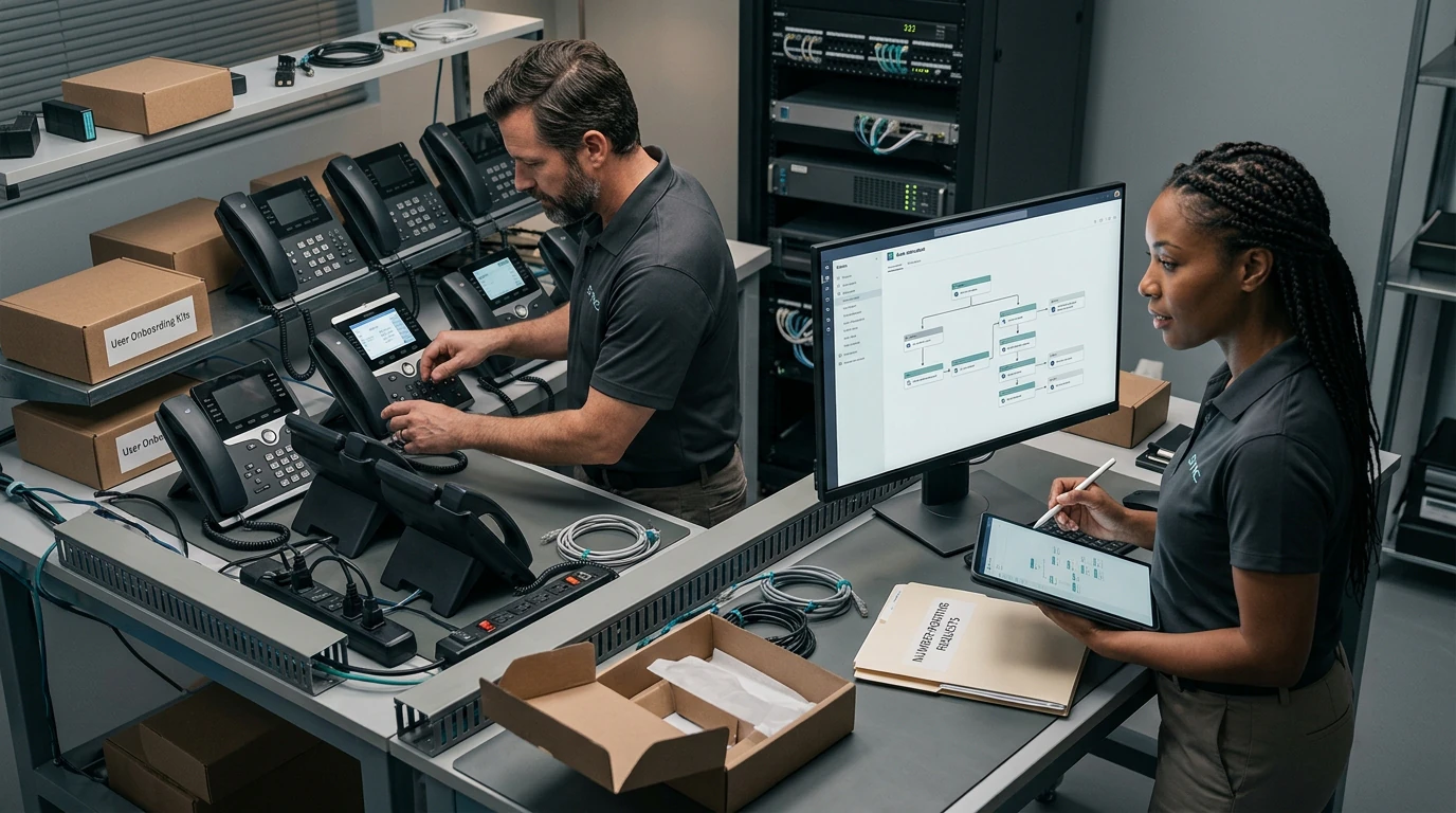 Managed IT specialists delivering Teams Phone VoIP with secure devices, systems, and support workflows